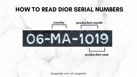 dior codes